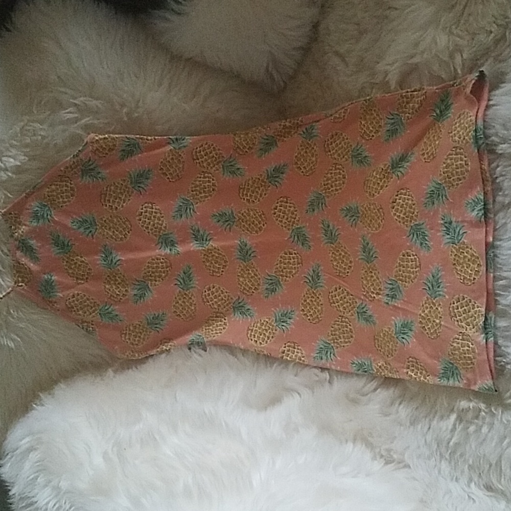 Forever 21 Pineapple Bodycon Dress